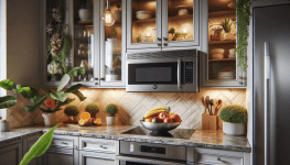 stainless steel ge microwave